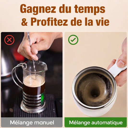 Mug mélangeur magnétique